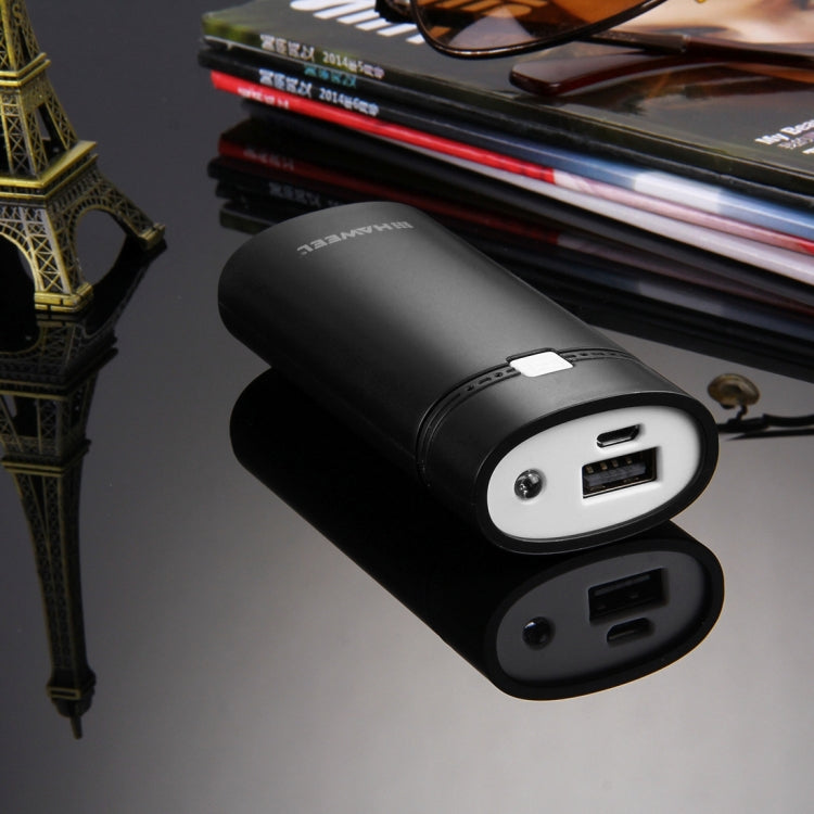 HAWEEL DIY 2x 18650 Battery (Not Included) 5600mAh Power Bank Shell Box with USB Output & Indicator(Black) - HoMEdemic™ 