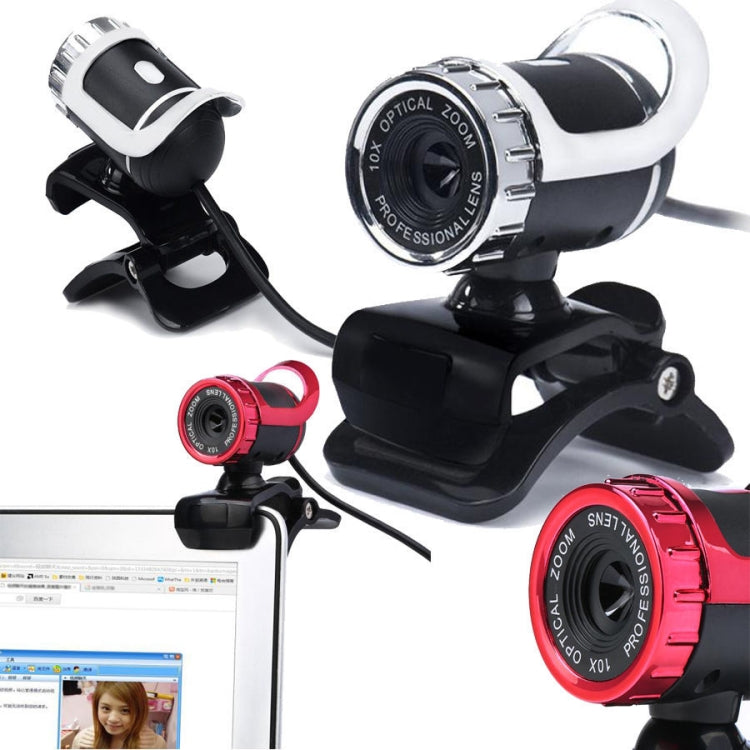 HXSJ A859 480P Computer Network Course Camera Video USB Camera Built-in Sound-absorbing Microphone(No Camera Function Silver) - HoMEdemic™ 