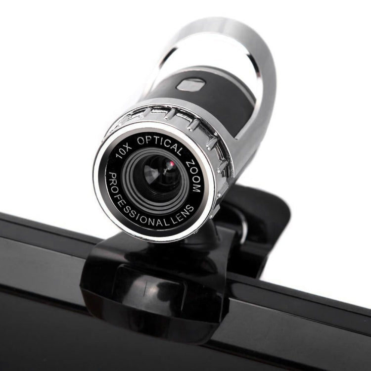 HXSJ A859 480P Computer Network Course Camera Video USB Camera Built-in Sound-absorbing Microphone(No Camera Function Silver) - HoMEdemic™ 