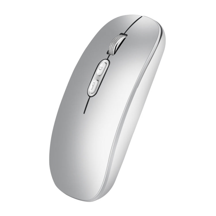 HXSJ M103 1600DPI 2.4GHz Wireless Rechargeable Mouse(Silver) - HoMEdemic™ 