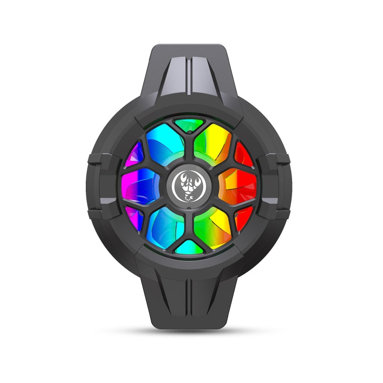 HXSJ P10 Portable Gaming Mobile Phone Radiator Holder with Rainbow Backlight(Black) - HoMEdemic™ 