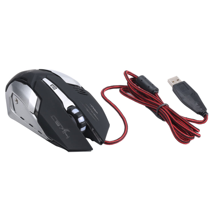 HXSJ S100 6 Keys Colorful Luminous Wired Gaming Mouse - HoMEdemic™ 