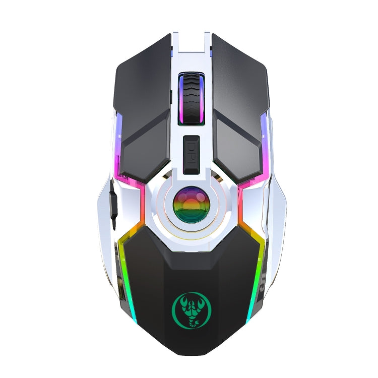 HXSJ T30 2400DPI RGB 2.4GHz Wireless Mouse(Black) - HoMEdemic™ 