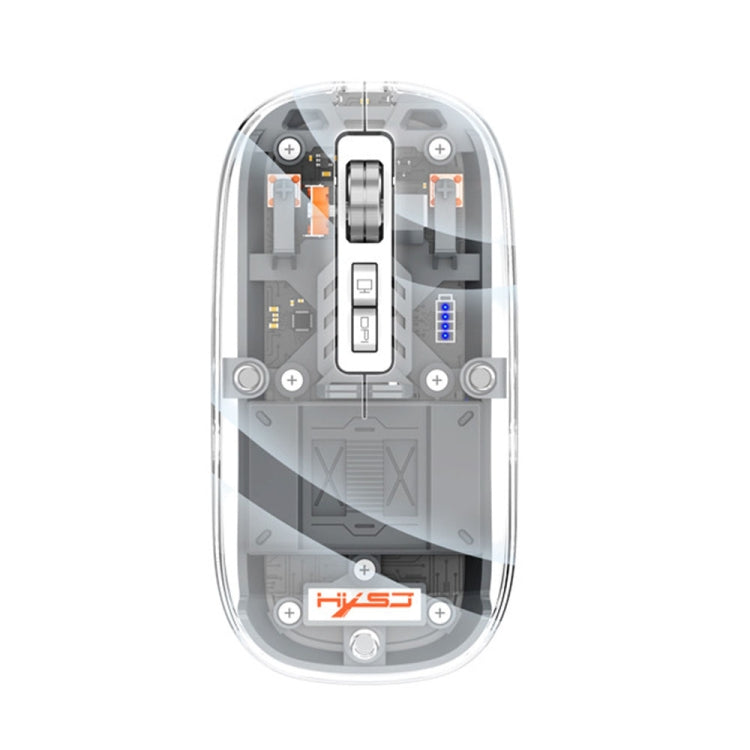 HXSJ T900 Transparent Magnet Three-mode Wireless Gaming Mouse(Grey) - HoMEdemic™ 