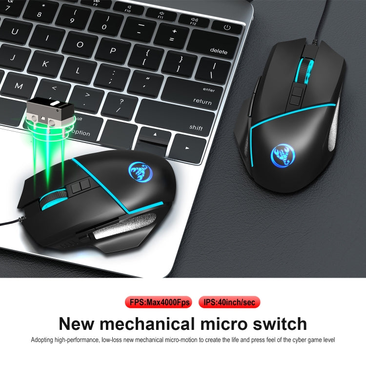HXSJ  V100 + A876 Mobile Game One Hand Wired Keyboard + Mouse Set - HoMEdemic™ 