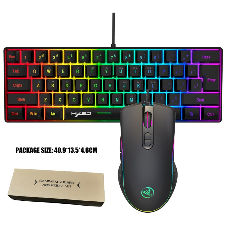 HXSJ V700B+A867 Wired RGB Backlit Keyboard and Mouse Set - HoMEdemic™ 