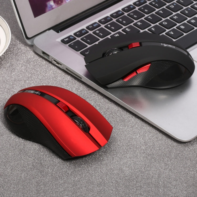 HXSJ X50 2.4G 6 Keys 1600DPI Three-speed Adjustable Wireless Mouse(Black) - HoMEdemic™ 