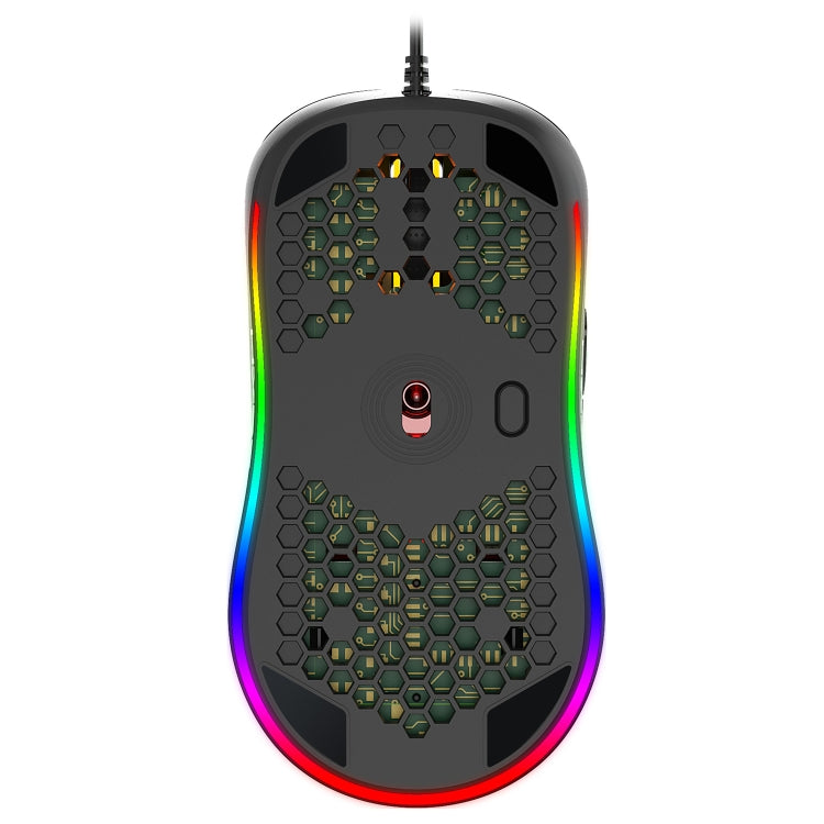 HXSJ X600 6 Keys RGB Luminous Macro Programming Wired Gaming Mouse(Black) - HoMEdemic™ 