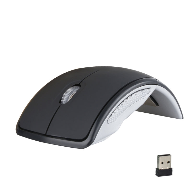 HXSJ ZD-01 1600DPI 2.4GHz Wireless Foldable Mouse(Black) - HoMEdemic™ 