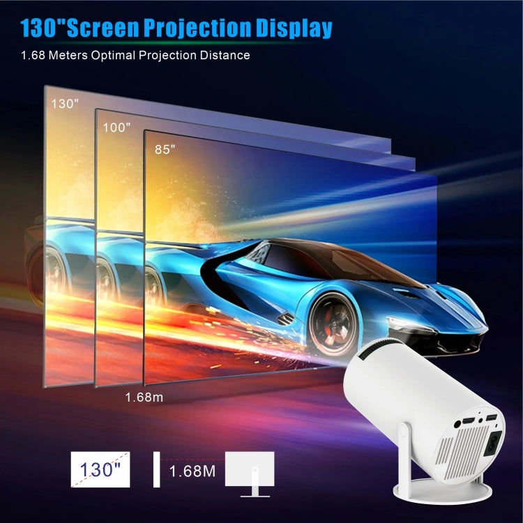 HY300 PRO Smart Projector Android 11.0 System 160 Lumen Portable Projector(EU Plug) - HoMEdemic™ 