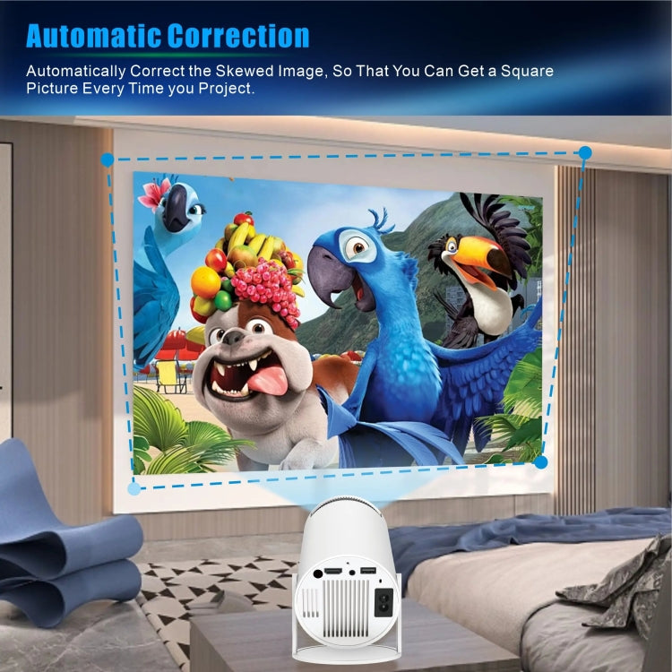 HY300 PRO Smart Projector Android 11.0 System 160 Lumen Portable Projector(UK Plug) - HoMEdemic™ 
