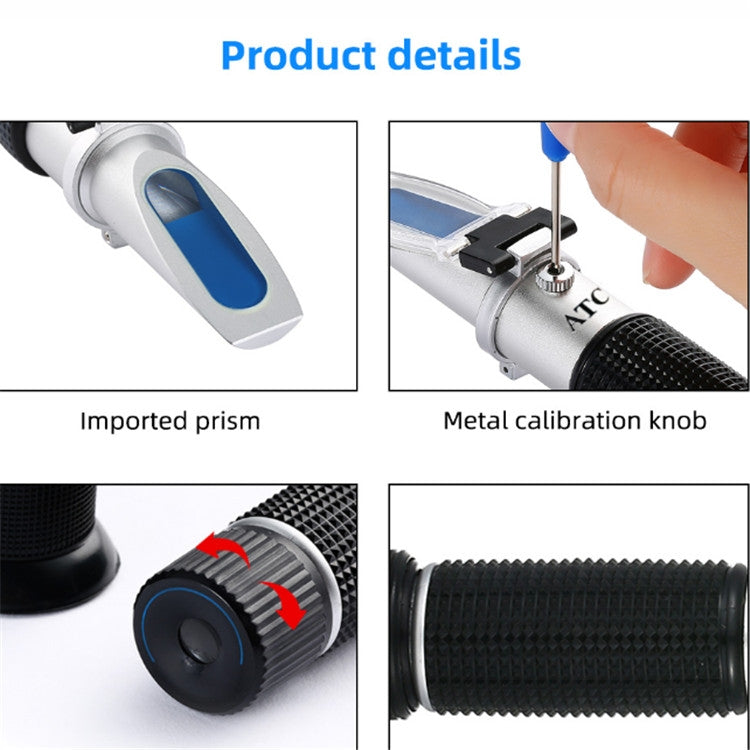 Hand-held Refractometer  Alcohol Detector Alcohol Level Meter, Refractometer - HoMEdemic™ 