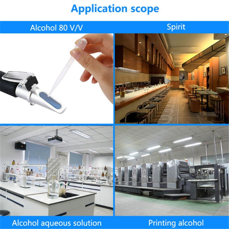 Hand-held Refractometer  Alcohol Detector Alcohol Level Meter, Refractometer - HoMEdemic™ 