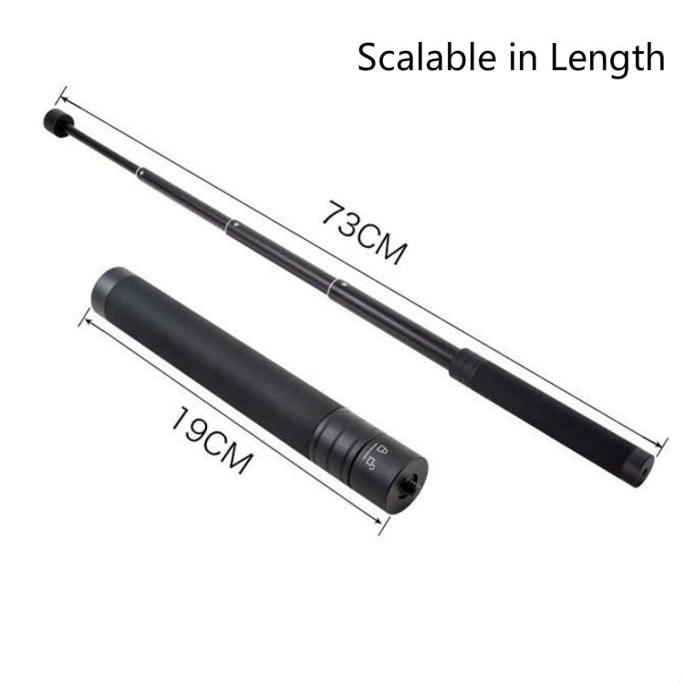 Handheld Three-axis Gimbal Stabilizer Extension Rod for DJI, Insta360, GoPro and Other Action Cameras, Telescopic Length: 19cm-73cm, Length: 19cm-73cm - HoMEdemic™ 