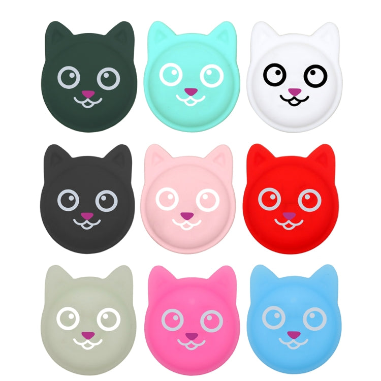 Hanhan Smile Cute Cartoon Pet Collar Anti-lost Tracker Silicone Case For AirTag 2nd Gen / AirTag 1st Gen(Fluorescent Pink) - HoMEdemic™ 