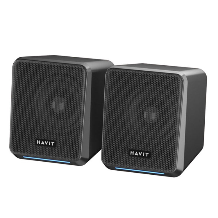 Havit A20 Plus Colorful Ambient Light Wired Computer Audio Stereo Surround Sound Speaker, Style: Bluetooth Version - HoMEdemic™ 