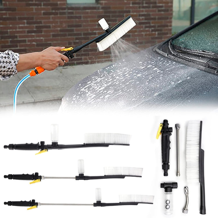 High Pressure Car Wash Nozzle Soft Bristle Long Handle Brush Foam Bottle Tool Set, Specification: Set 3 - HoMEdemic™ 