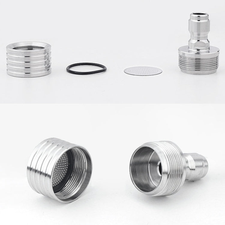 High-pressure Car Wash 1/4 Fast Insert Water Lance Stainless Steel Sprinkler Anti-splash, Specification: 0.3mm Hole - HoMEdemic™ 
