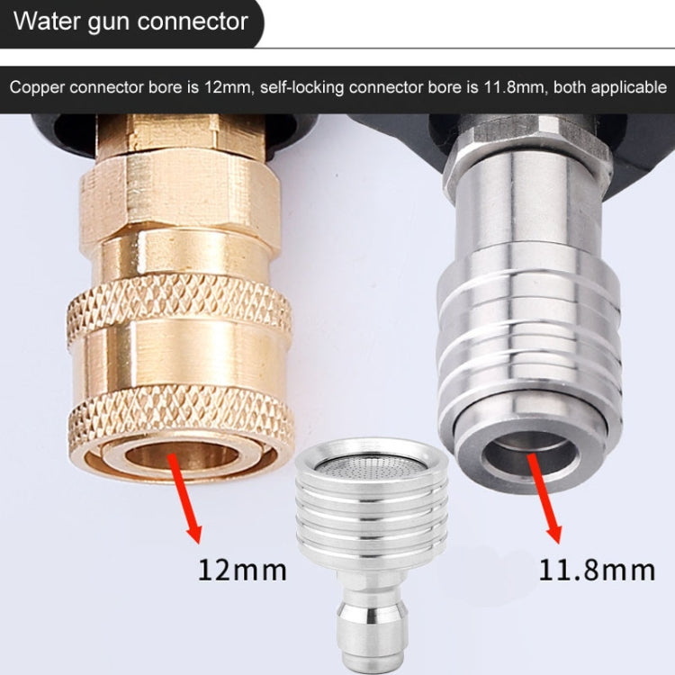 High-pressure Car Wash 1/4 Fast Insert Water Lance Stainless Steel Sprinkler Anti-splash, Specification: 0.5mm Hole - HoMEdemic™ 