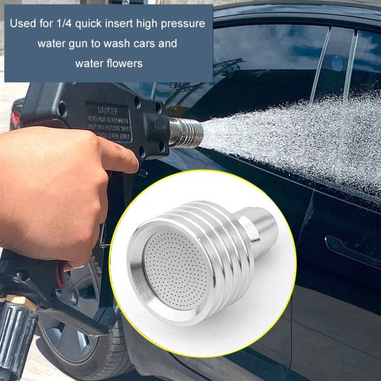 High-pressure Car Wash 1/4 Fast Insert Water Lance Stainless Steel Sprinkler Anti-splash, Specification: 0.5mm Hole - HoMEdemic™ 