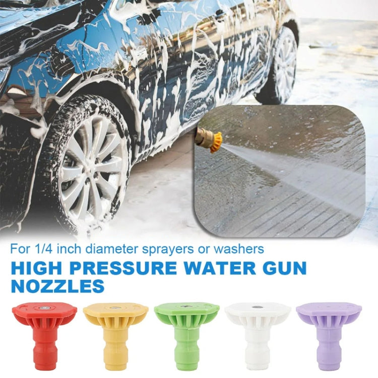 High-pressure Car Washer Nozzle Fan-shaped 1/4 Quick Plug Connector Water Rifle Parts, Specification: Mist Nozzle - HoMEdemic™ 