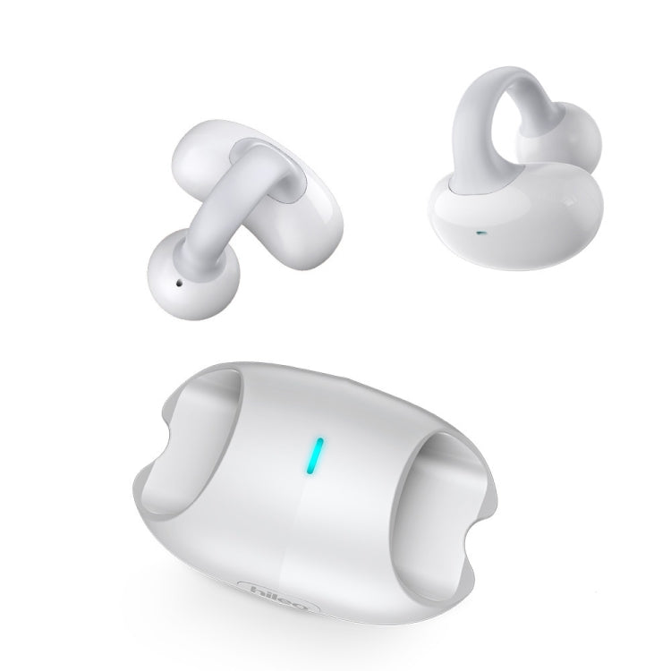 Hileo Hi80 TWS Wireless Bluetooth IPX5 Waterproof In-ear Sports Noise Reduction Earphone(White) - HoMEdemic™ 