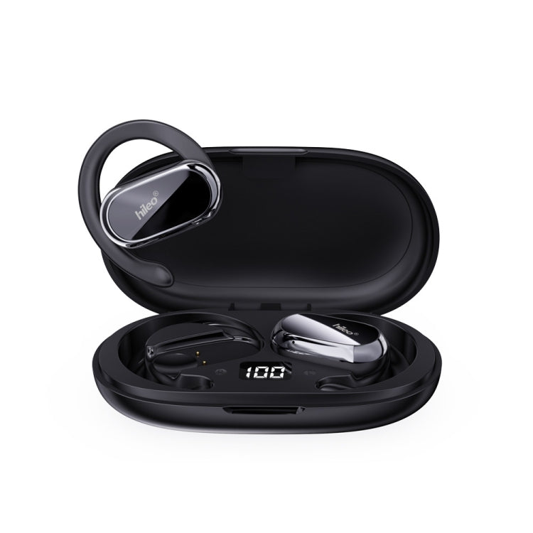 Hileo Hi92 LED Display TWS Wireless Bluetooth IPX5 Waterproof Noise Reduction Earphone(Black) - HoMEdemic™ 