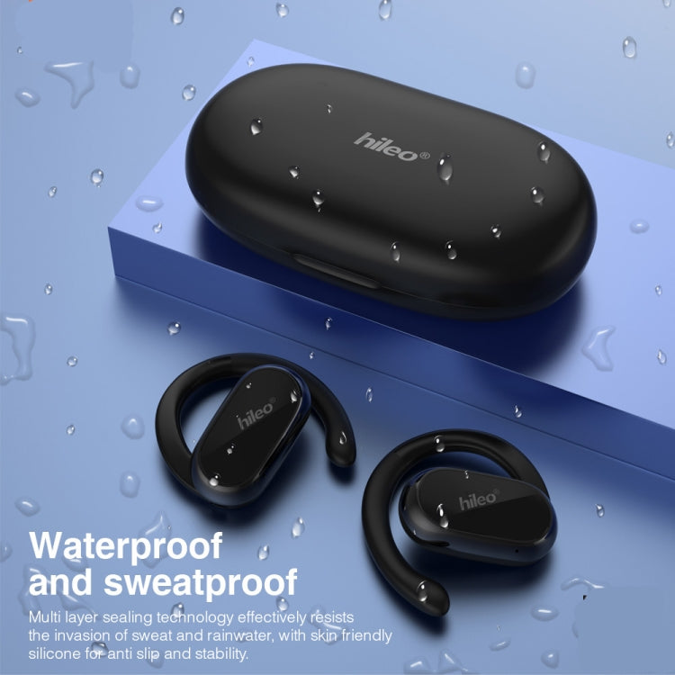Hileo Hi92 LED Display TWS Wireless Bluetooth IPX5 Waterproof Noise Reduction Earphone(Black) - HoMEdemic™ 