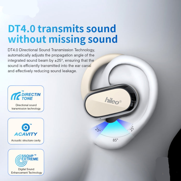 Hileo Hi92 LED Display TWS Wireless Bluetooth IPX5 Waterproof Noise Reduction Earphone(Black) - HoMEdemic™ 