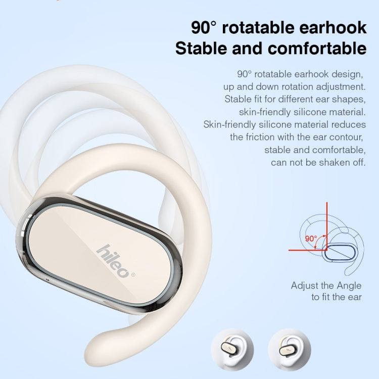 Hileo Hi92 LED Display TWS Wireless Bluetooth IPX5 Waterproof Noise Reduction Earphone(White) - HoMEdemic™ 