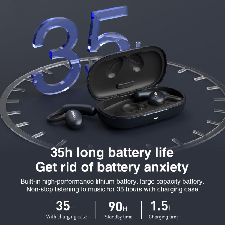 Hileo Hi96 TWS Touch Control IPX5 Waterproof Wireless Earphone(Black) - HoMEdemic™ 