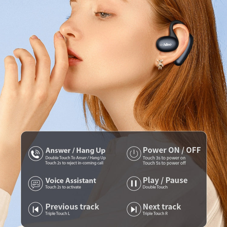 Hileo Hi96 TWS Touch Control IPX5 Waterproof Wireless Earphone(Black) - HoMEdemic™ 