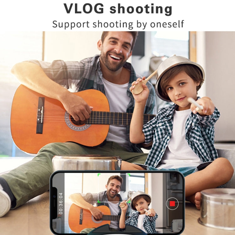Hishell Rechargeable AI Face Intelligent Follow Shot Gimbal Cell Phone Live Streaming Video Stabilizer(Gold) - HoMEdemic™ 