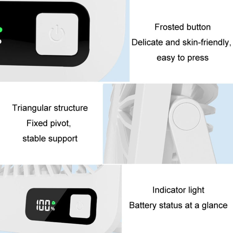 Home Desktop Wall Mounted Fan USB Portable Desktop Mini Fan(White) - HoMEdemic™ 