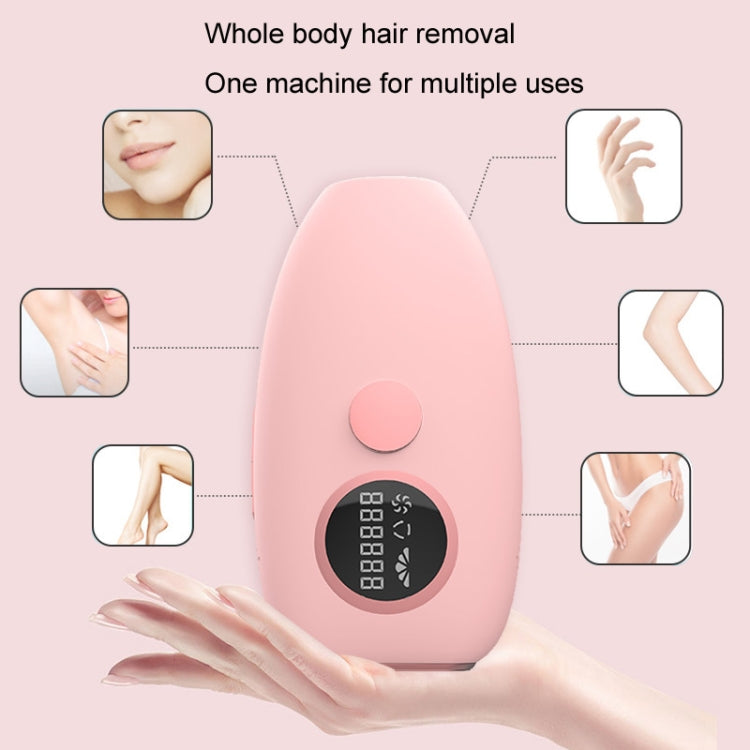 Home Laser Freezing Point Hair Removal Apparatus Full Body Beauty Portable Hair Removal Apparatus, Style: US Plug(Freezing Point Pink) - HoMEdemic™ 