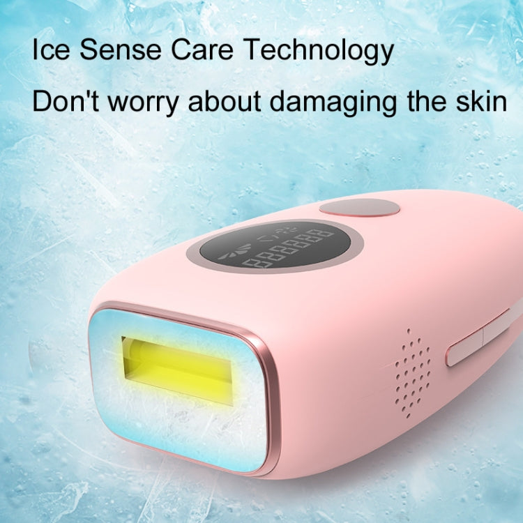 Home Laser Freezing Point Hair Removal Apparatus Full Body Beauty Portable Hair Removal Apparatus, Style: US Plug(Freezing Point Pink) - HoMEdemic™ 