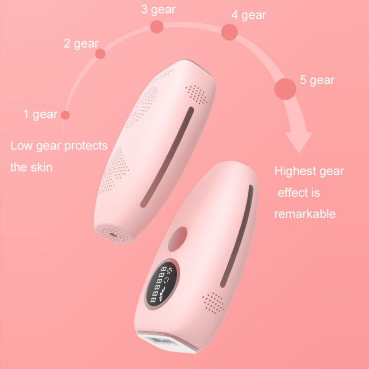 Home Laser Freezing Point Hair Removal Apparatus Full Body Beauty Portable Hair Removal Apparatus, Style: US Plug(Freezing Point Pink) - HoMEdemic™ 