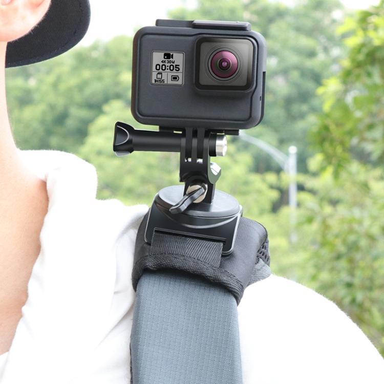 Hook and Loop Fastener Backpack Rec-Mounts Clip Clamp Mount with Screw for GoPro, Insta360, DJI and Other Action Cameras - HoMEdemic™ 
