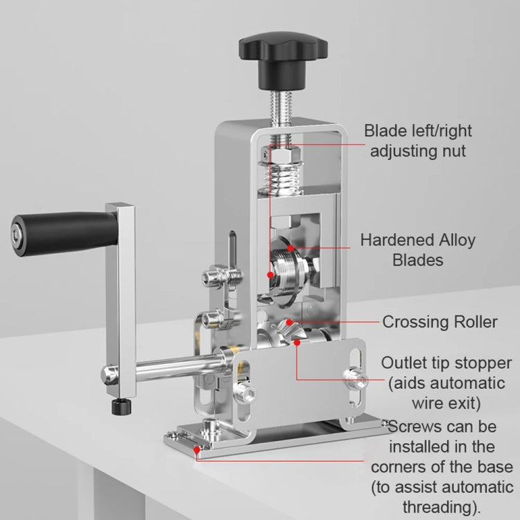 Household Hand-Cranked Small Stripping Machine Waste Wire And Cable Stripping Tool, Style: Peeling Machine - HoMEdemic™ 