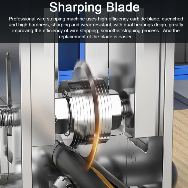 Household Hand-Cranked Small Stripping Machine Waste Wire And Cable Stripping Tool, Style: Peeling Machine - HoMEdemic™ 