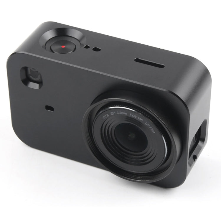 Housing Shell Aluminum Alloy Protective Cage with 37mm Filter Lens & Lens Cap & Screw for Xiaomi Mijia Small Camera (Black) - HoMEdemic™ 