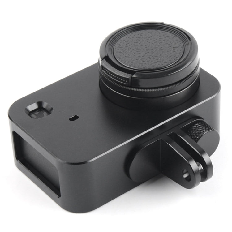 Housing Shell Aluminum Alloy Protective Cage with 37mm Filter Lens & Lens Cap & Screw for Xiaomi Mijia Small Camera (Black) - HoMEdemic™ 