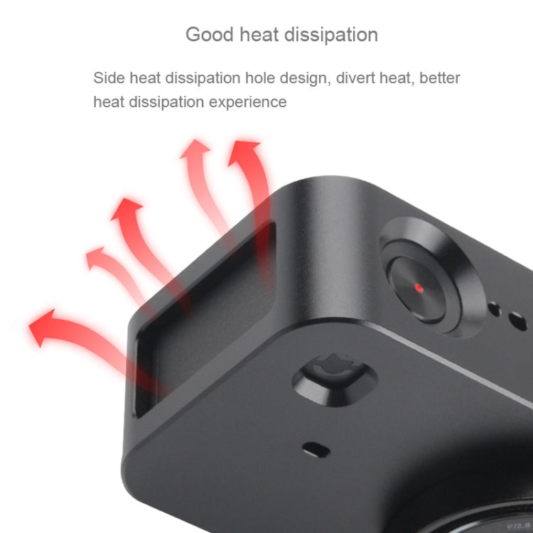 Housing Shell Aluminum Alloy Protective Cage with 37mm Filter Lens & Lens Cap & Screw for Xiaomi Mijia Small Camera (Black) - HoMEdemic™ 