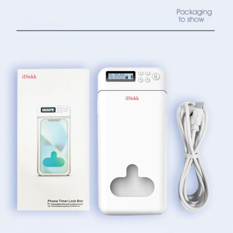 IDISKK Cell Phone Lock Box With Timer For Mobile Phones Within 6.7 Inch - HoMEdemic™ 