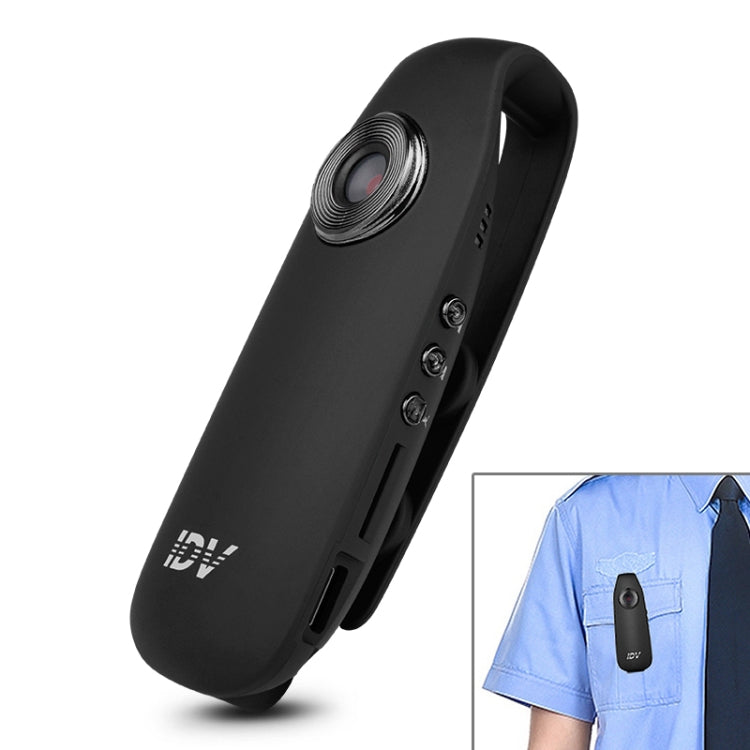 IDV 007 HD 1080P Clip Design Law Enforcement Recorder Portable Mini Monitoring Recorder, Support Motion Detection & TF Card (Max 128GB) - HoMEdemic™ 