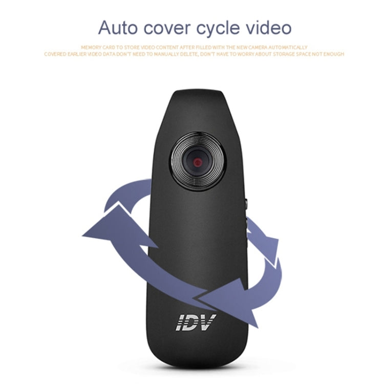 IDV 007 HD 1080P Clip Design Law Enforcement Recorder Portable Mini Monitoring Recorder, Support Motion Detection & TF Card (Max 128GB) - HoMEdemic™ 