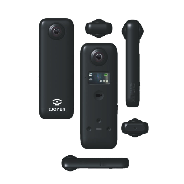 IJOYER A3S 4K Cycling Anti-Shake 360 Panoramic Action Camera(Black) - HoMEdemic™ 