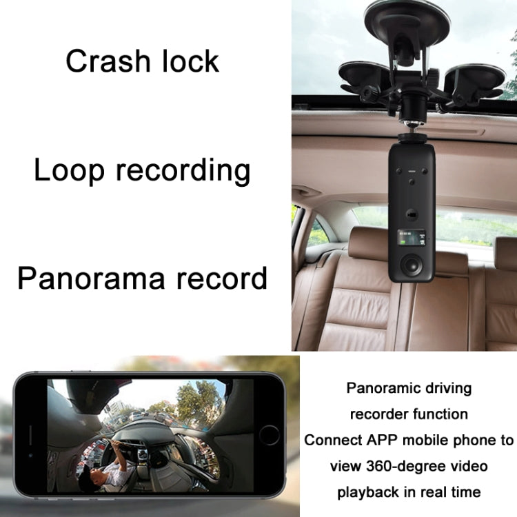 IJOYER A3S 4K Cycling Anti-Shake 360 Panoramic Action Camera(Black) - HoMEdemic™ 