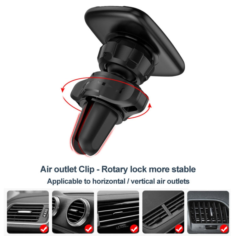 IMAK C5-F1 Magnetic Air Outlet Car Holder(Black) - HoMEdemic™ 