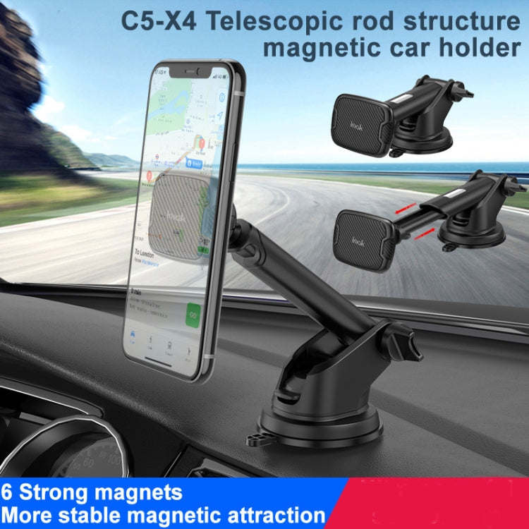 IMAK C5-X4 Telescopic Rod Magnetic Car Holder(Black) - HoMEdemic™ 